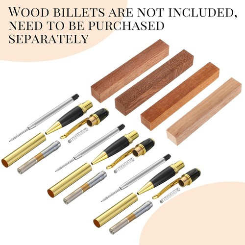 Set penne rotanti - 12, legno
