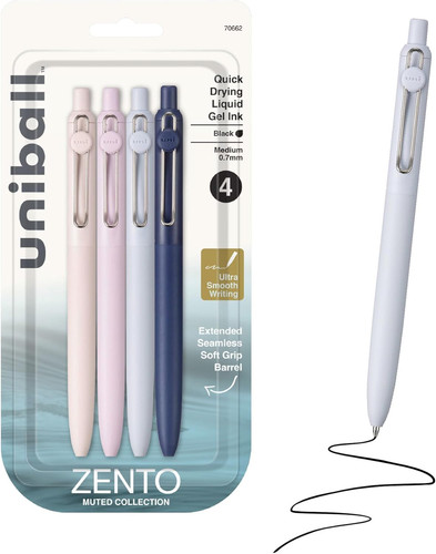 Penna gel uni ball zento - penna,