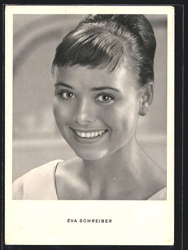 Cartolina ritratto attrice eva - ritratto,