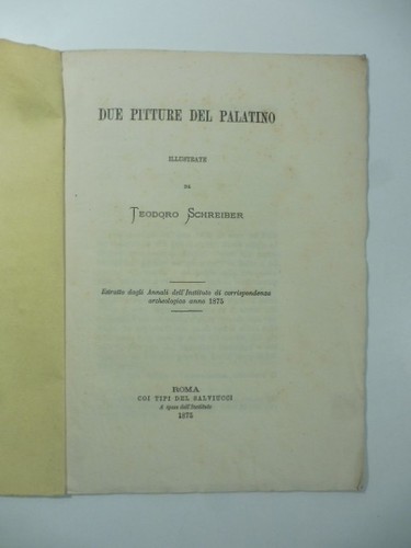 Due pitture del palatino - pitture,
