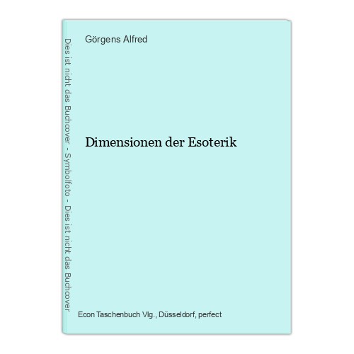 Dimensionen der esoterik - der,