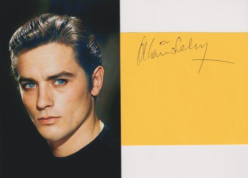 Alain delon autografo - delon,